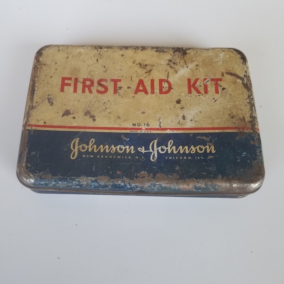 First Aid Kit Johnson & Johnson No. 16 Metal Box N - Picture 3 of 12
